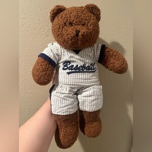 Animaland Slugger Baseball Number 7 Soft Plush Teddy Bear Toy